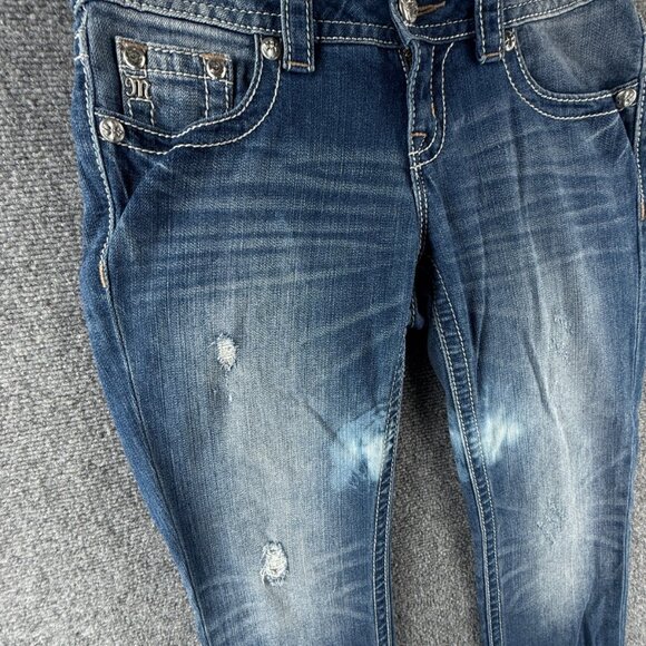 Miss Me Denim Jeans Women Embellished Studded Cross JW7538T **** ACTL 30X33.5 - Picture 3 of 16